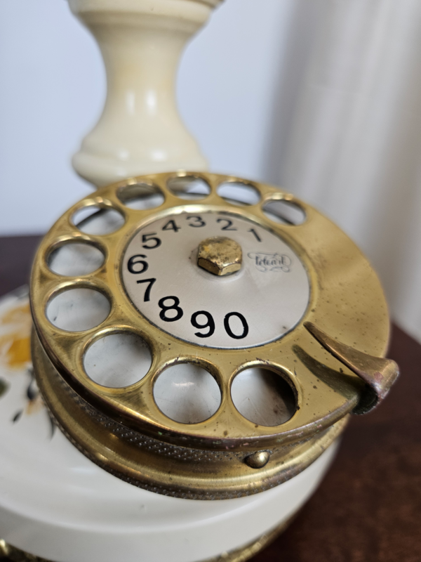 Antigo Telefone de Mesa Teleart - Imagem 2
