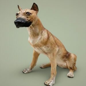 Escultura Vintage Dogue Alemão – Tamanho Real